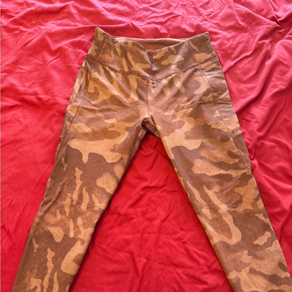 CALIA by Carrie Underwood Brown Camo Leggings